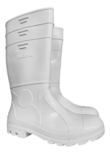 BOTA PVC BRANCA CANO LONGO VULCABRAS