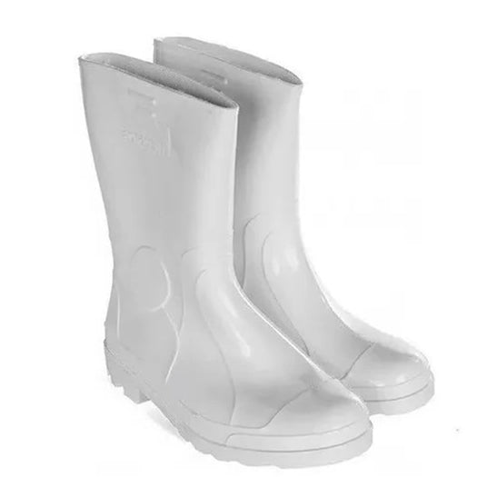 BOTA PVC BRANCA CANO MÉDIO VULCABRAS