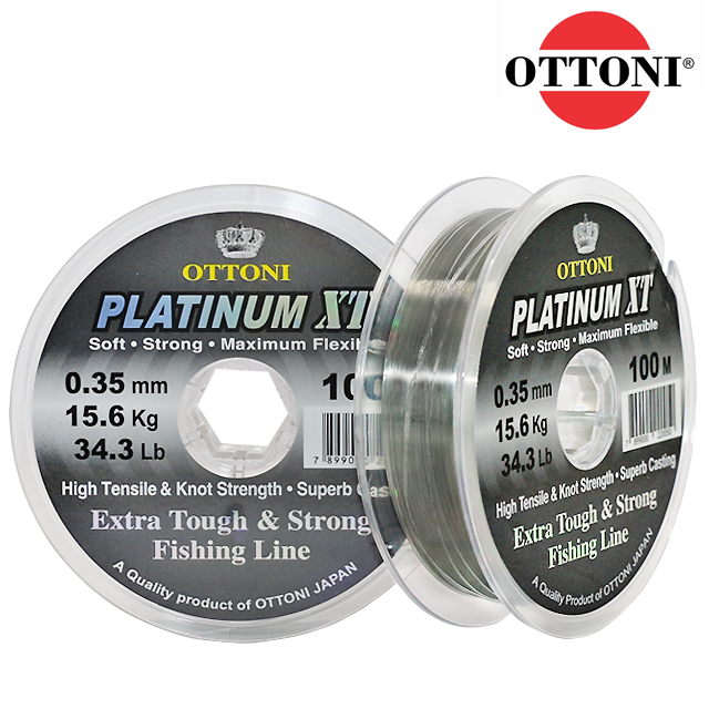 LINHA DE PESCA MONOFILAMENTO OTTONI PLATINUM XT